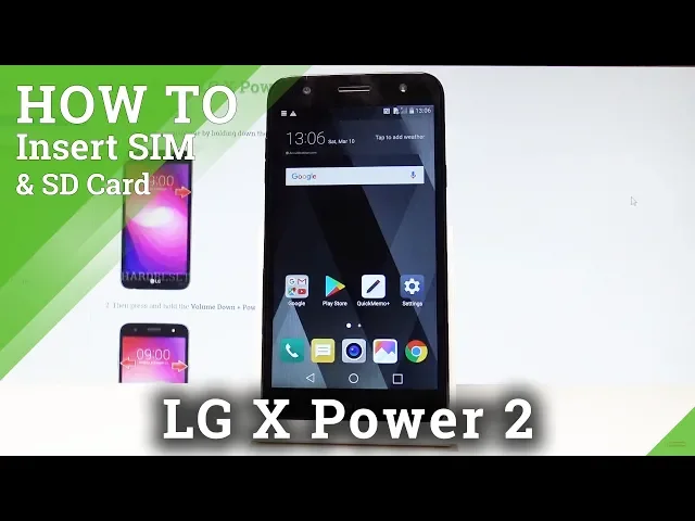 Video thumbnail for How to Insert SIM and SD Card in LG X Power 2 - Nano SIM and Micro SD Slot |HardReset.Info