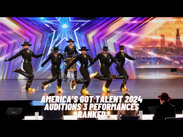 Video thumbnail for America's Got Talent 2024 Auditions 3 Performances Ranked
