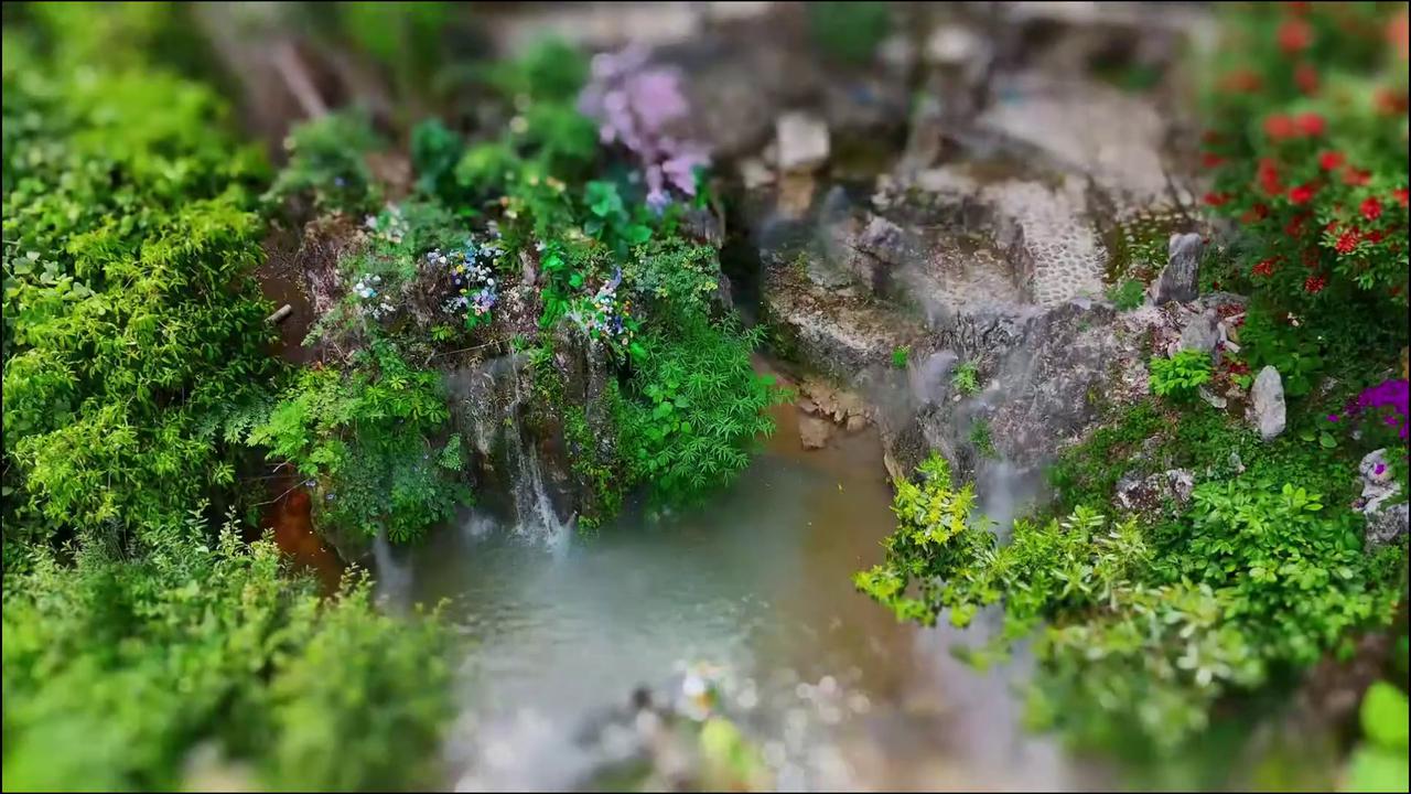 Video thumbnail for China: Tilt-shift lens creates miniature effect on karst landscape in Guangnan.