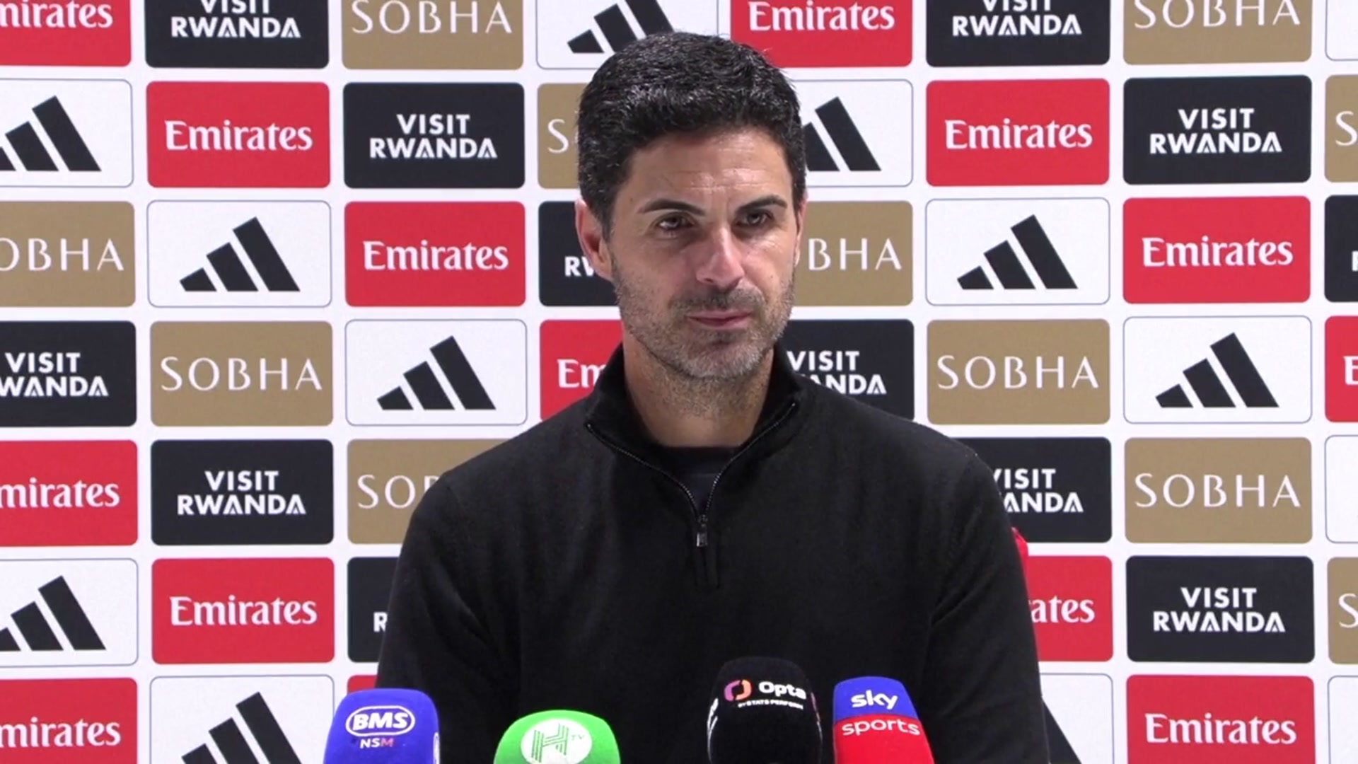 'Video thumbnail for Arteta takes no credit for Zubimendi's flare in 3-0 win over Nottingham Forest'