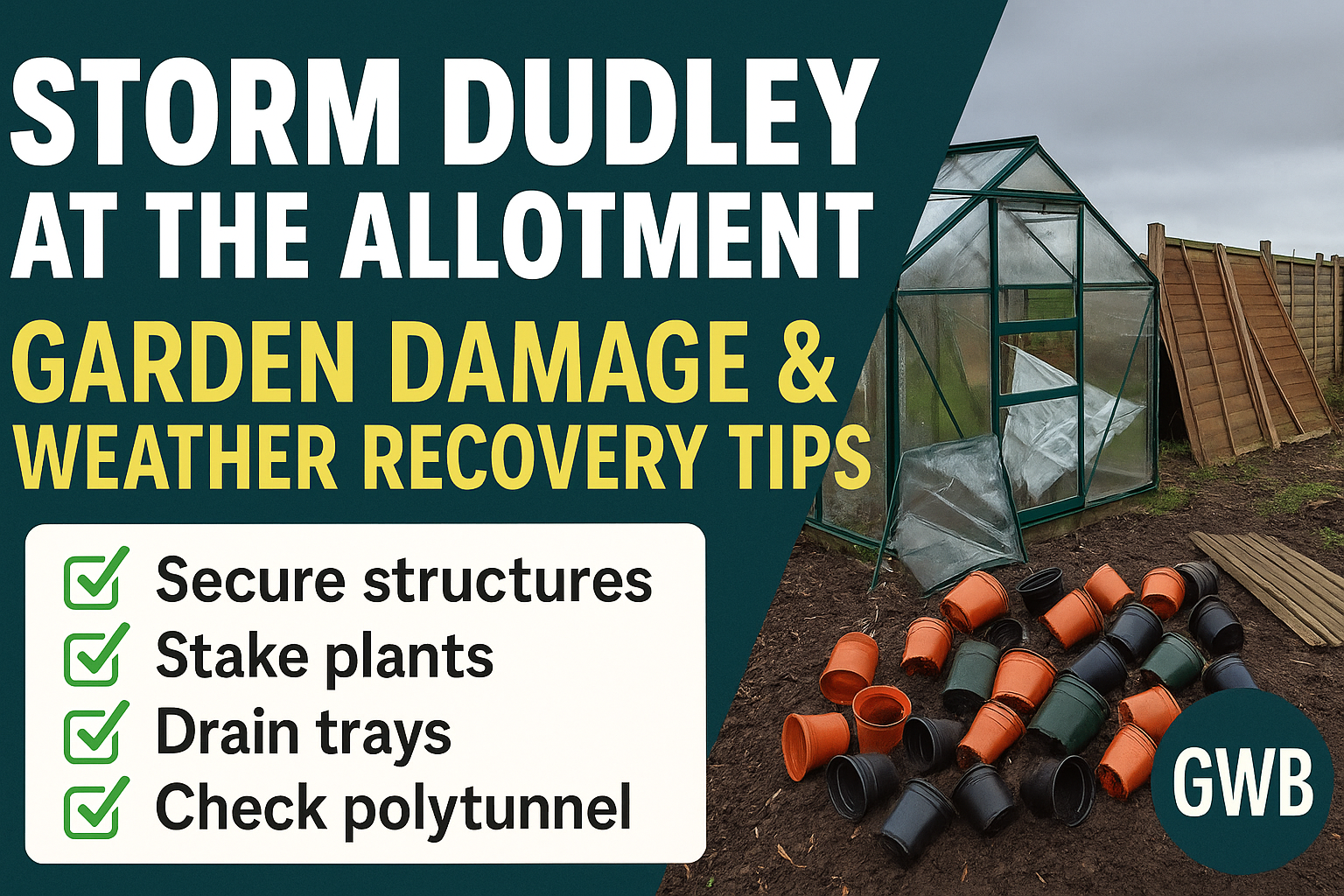 Video thumbnail for 🎥 ✅ Storm Damage in the Garden 🌪️🌿 | Allotment Recovery & Weather Protection Tips