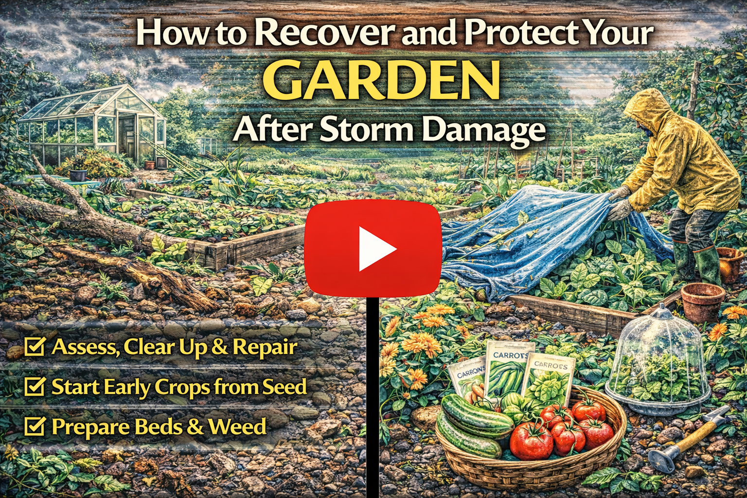 Video thumbnail for How to Recover and Protect Your Garden After Storm Damage
