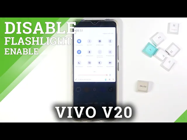 Video thumbnail for How to Find and Open Flashlight on VIVO V20 - Enable Tourch Feature
