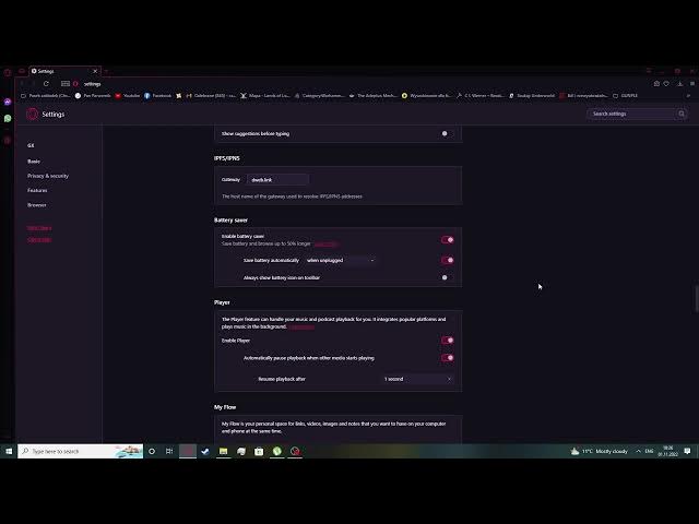 Video thumbnail for How To Manage Battery Saving On Opera GX
