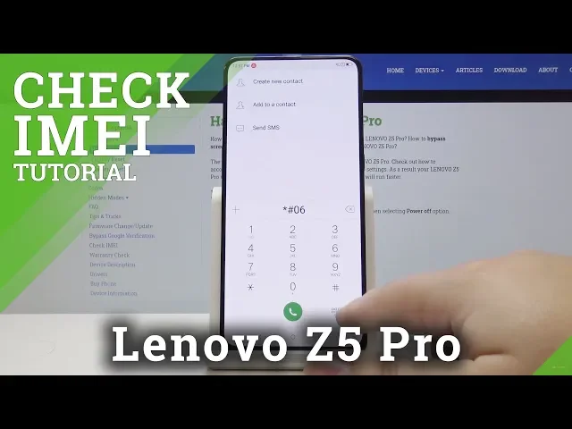 Video thumbnail for How to Easily Check IMEI & SN on Lenovo Z5 - IMEI & Serial Number