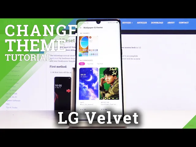 Video thumbnail for How to Restore Default Theme in LG Velvet – Theme Settings