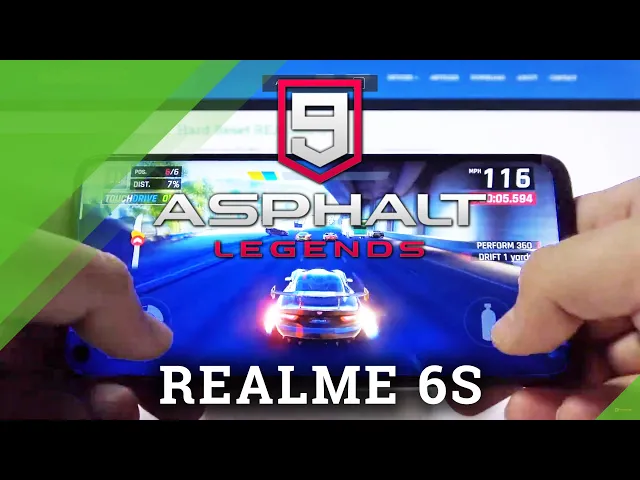 Video thumbnail for Realme 6s GamePlay Asphalt 9