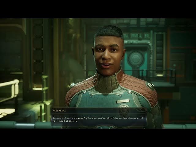 Video thumbnail for The Outer Worlds 2 - A Cause Worth Killing For: Talk To Niles Abara | Tactical Time Dilation Device