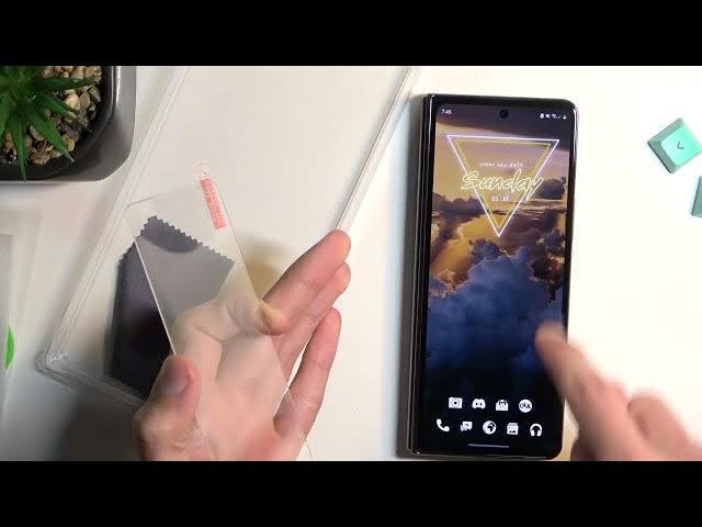 Video thumbnail for How to Secure Display on SAMSUNG Galaxy Z Fold 4 - Apply Protective Glass on SAMSUNG Galaxy Z Fold 4