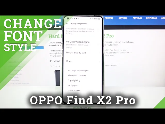 Video thumbnail for How to Set Up Font Style in OPPO Find X2 Pro – Customize Font Style