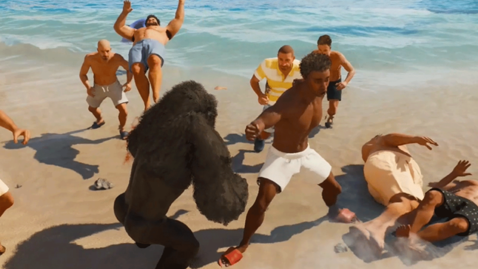 'Video thumbnail for Gorilla Vs 100 Men - Official Gameplay Launch Trailer'
