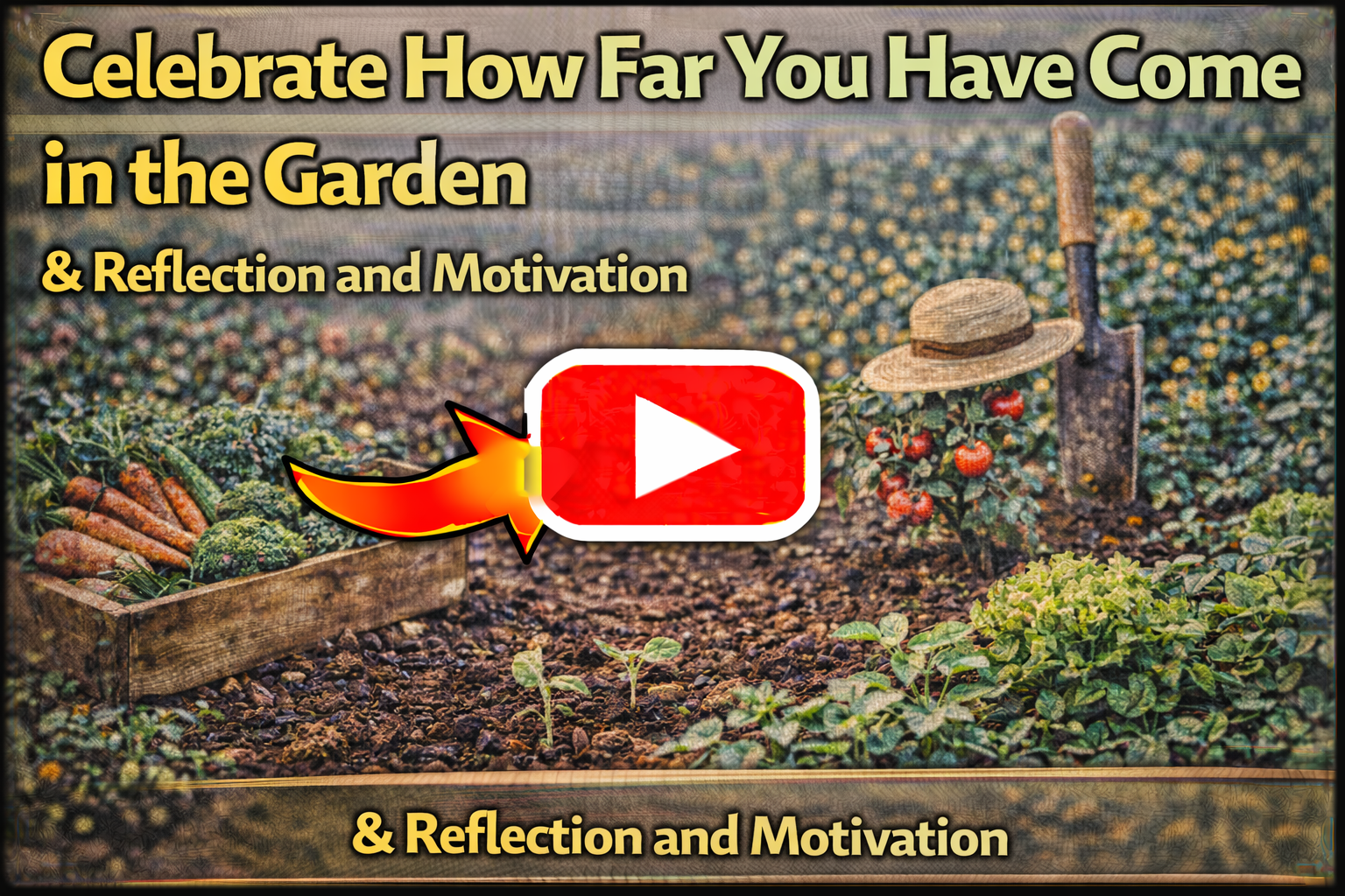 Video thumbnail for Celebrate How Far You Have Come in the Garden | Reflection and Motivation