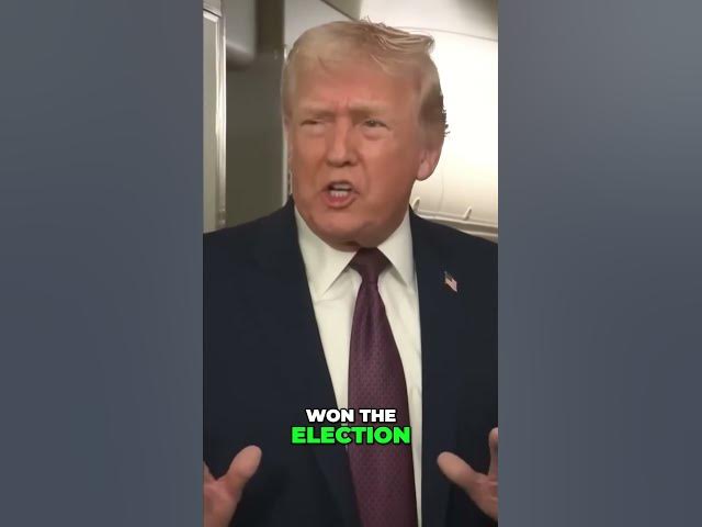 Video thumbnail for Trump Claims Border is SECURE: Election Victory Depends On It! #shorts