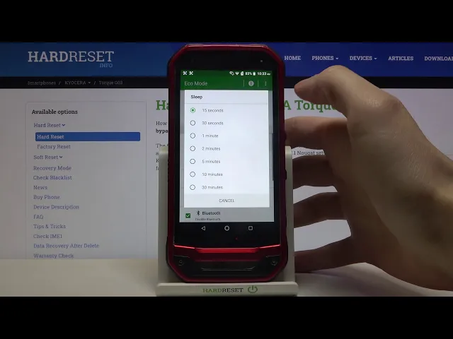Video thumbnail for How to Activate Low Power Mode on KYOCERA Torque G03 – Power Saver