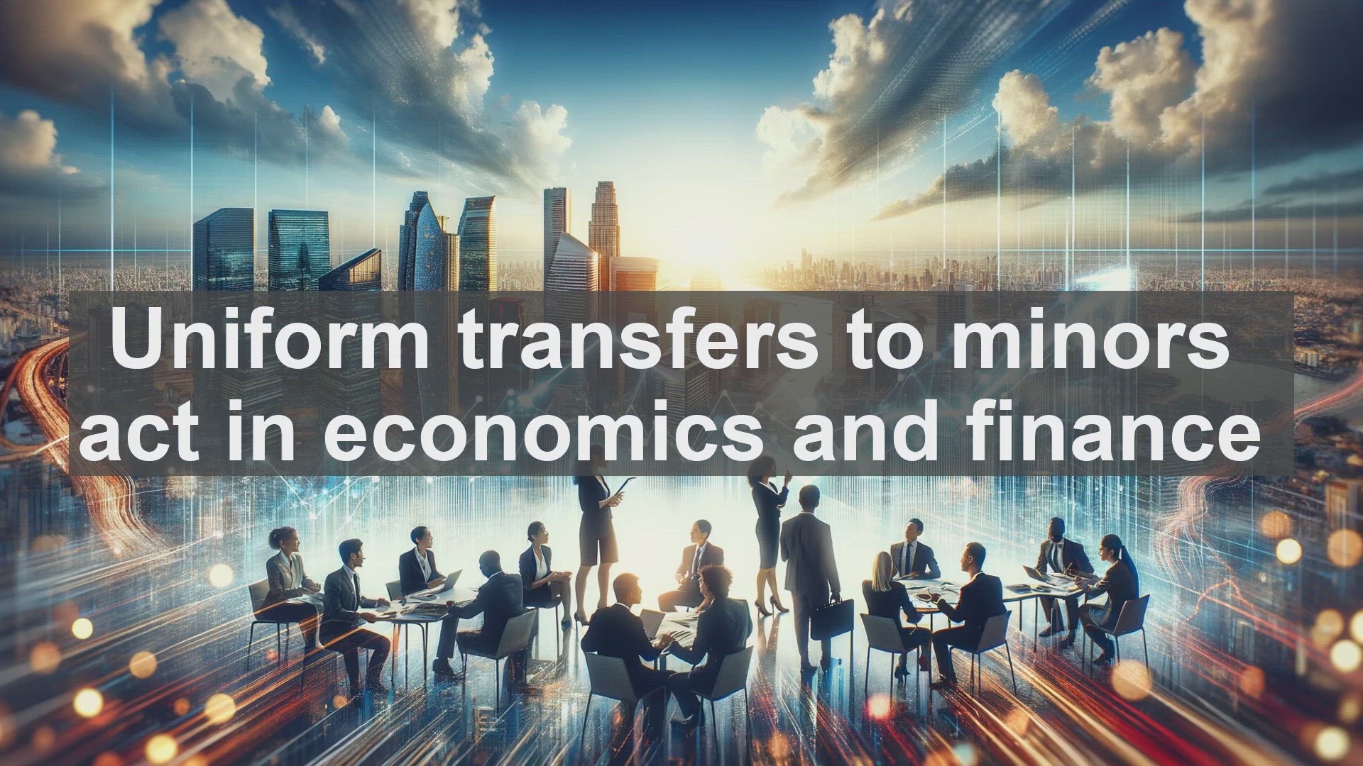 'Video thumbnail for Uniform transfers to minors act in economics and finance'
