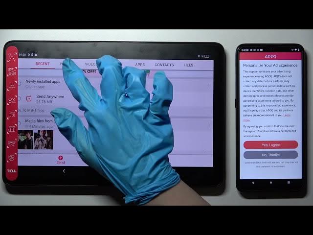 Video thumbnail for How to Transfer files from TCL NxtPaper 10s to an Android Device -  Send Anywhere App