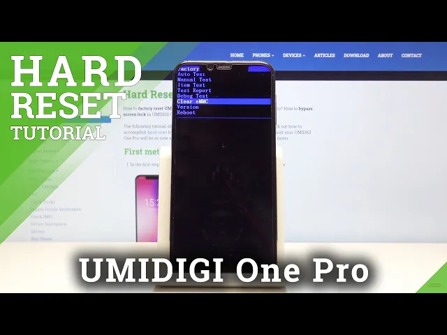 Video thumbnail for Hard Reset UMIDIGI One Pro – Wipe All Data by Factory Mode