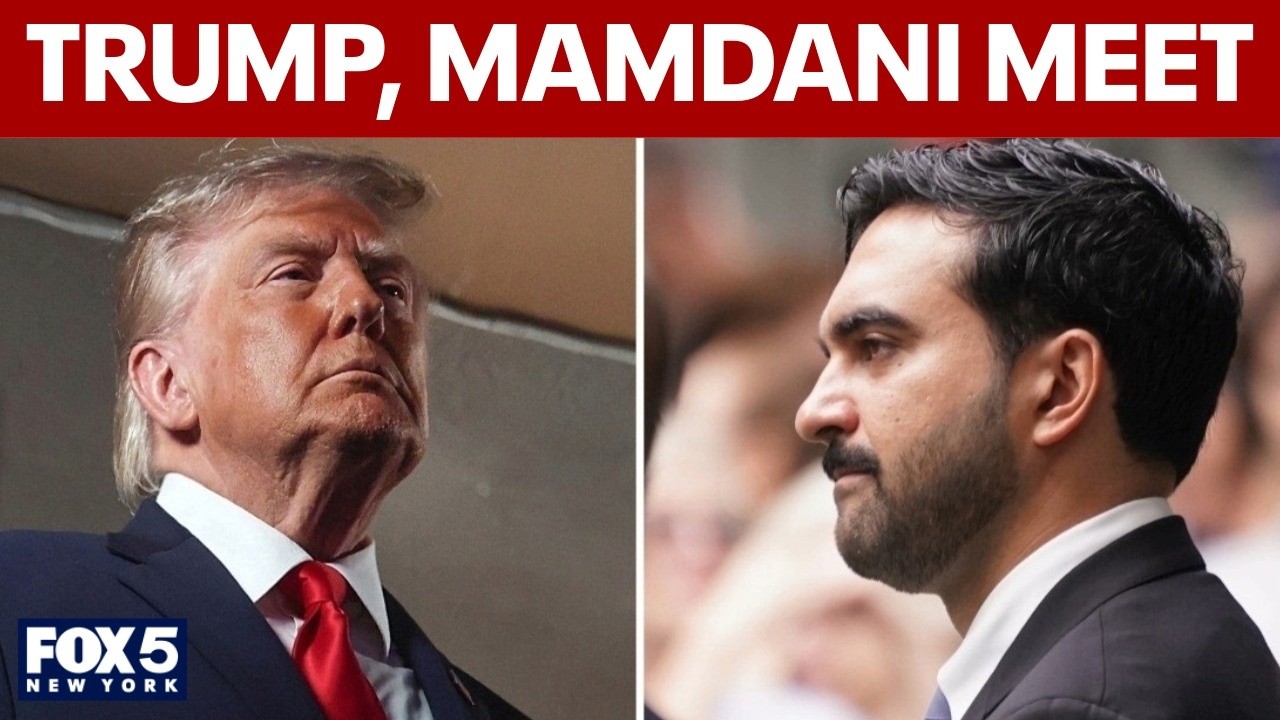 Video thumbnail for Trump, Mamdani spoke about affordable housing at Gracie Mansion