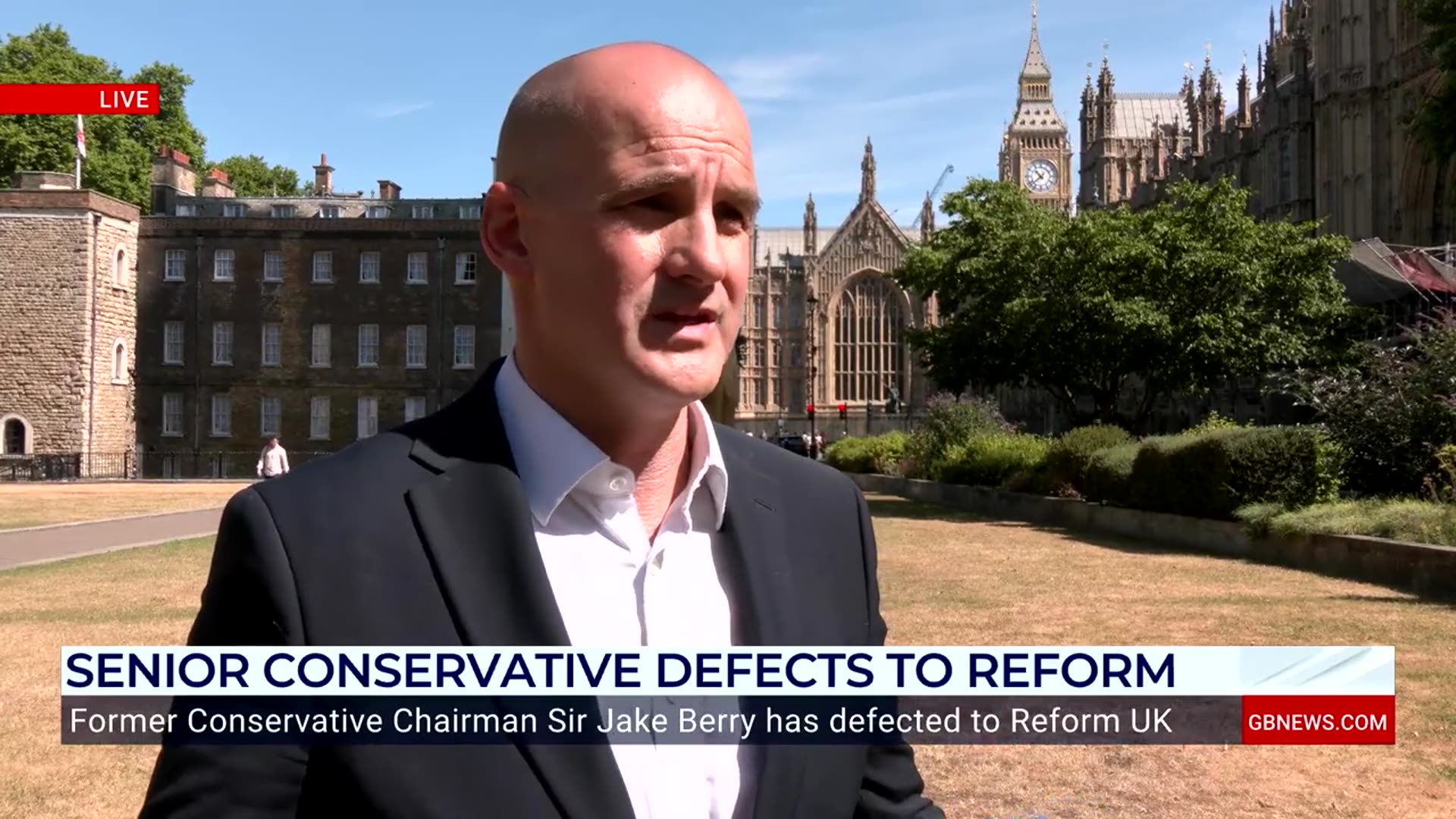 'Video thumbnail for Jake Berry reveals he is 'not in touch' with Kemi Badenoch after 'tough decision' to defect to Reform'