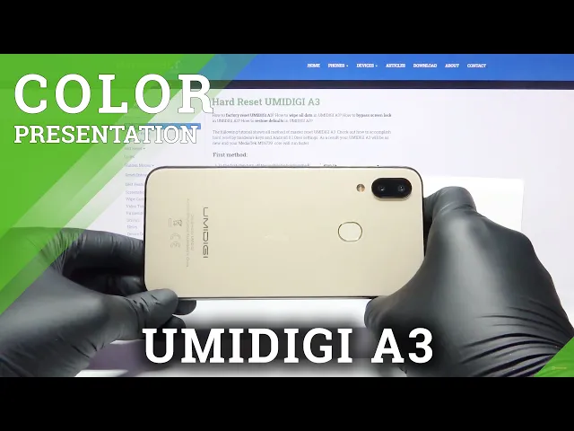Video thumbnail for Check out the UMIDIGI A3 with White Color Back Cover