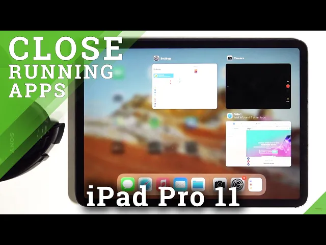 Video thumbnail for How to Close All Running Apps in iPad Pro 11 - Turn Off Background Applications
