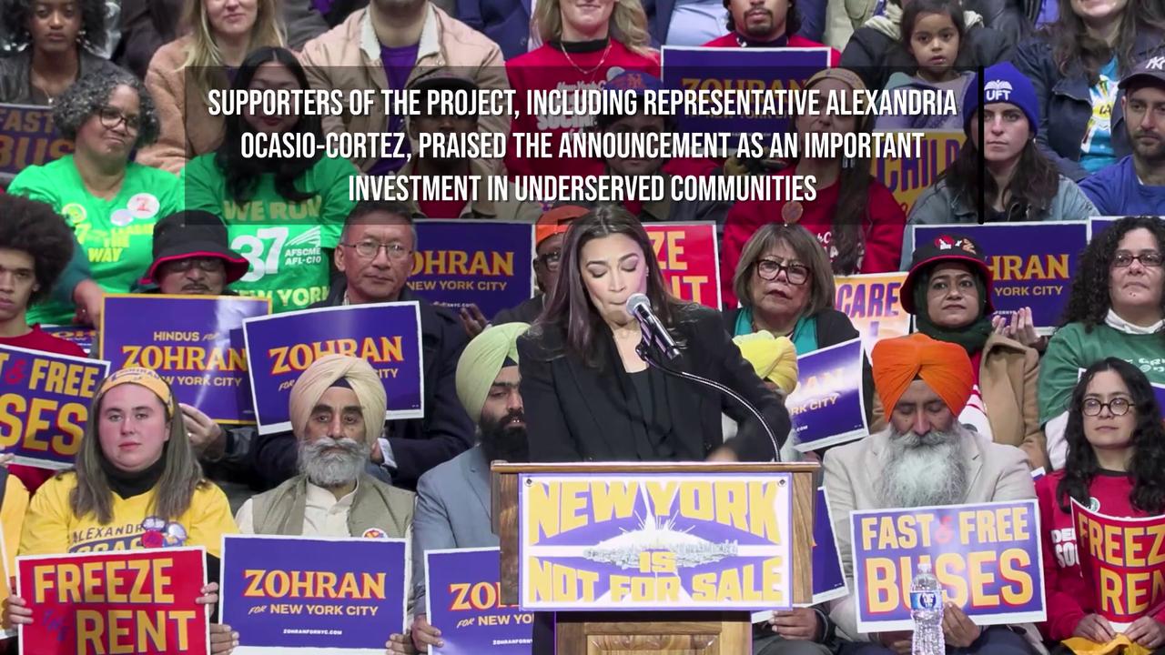 Video thumbnail for Mamdani Announces Bronx Site for New York's Public Supermarket Programme.