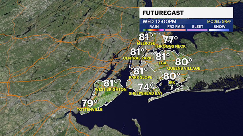 Video thumbnail for Summer heat pumps up in Brooklyn this week