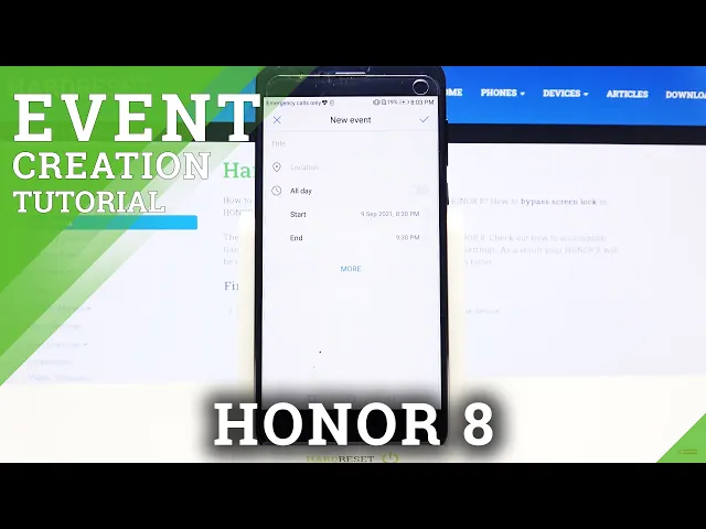 Video thumbnail for How to Add Event to Calendar to HONOR 8 – Use Calendar