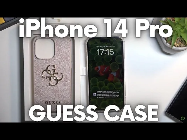 Video thumbnail for iPhone 14 Pro - GUESS Case | Protective Case