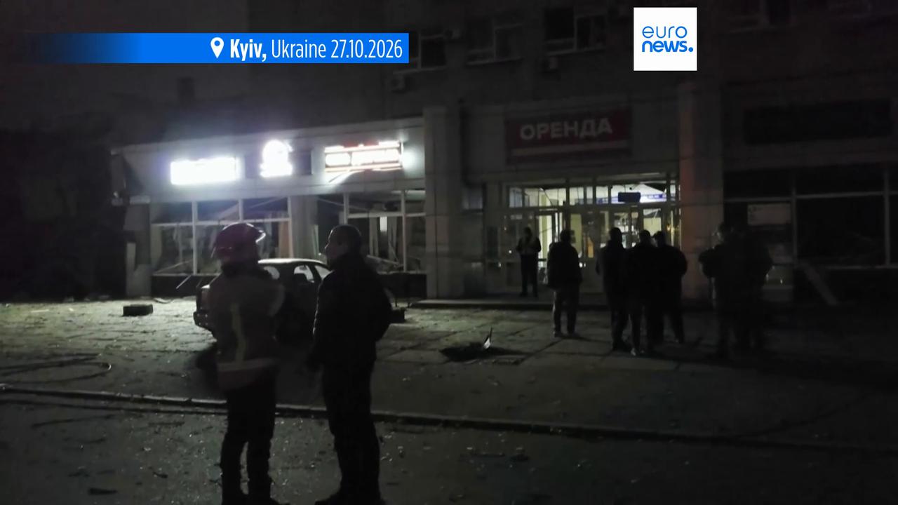 Video thumbnail for US-brokered ceasefire begins in Russian-occupied Oleshky as strikes hit Kyiv