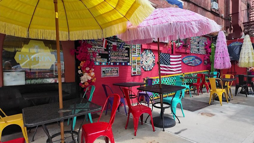 Video thumbnail for NYC restaurants can now offer outdoor dining year-round