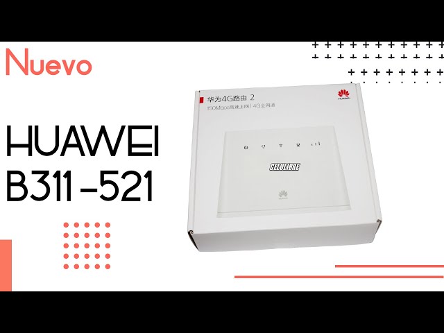 Video thumbnail for Módem Router Wifi Huawei B311 -521 4G Lte
