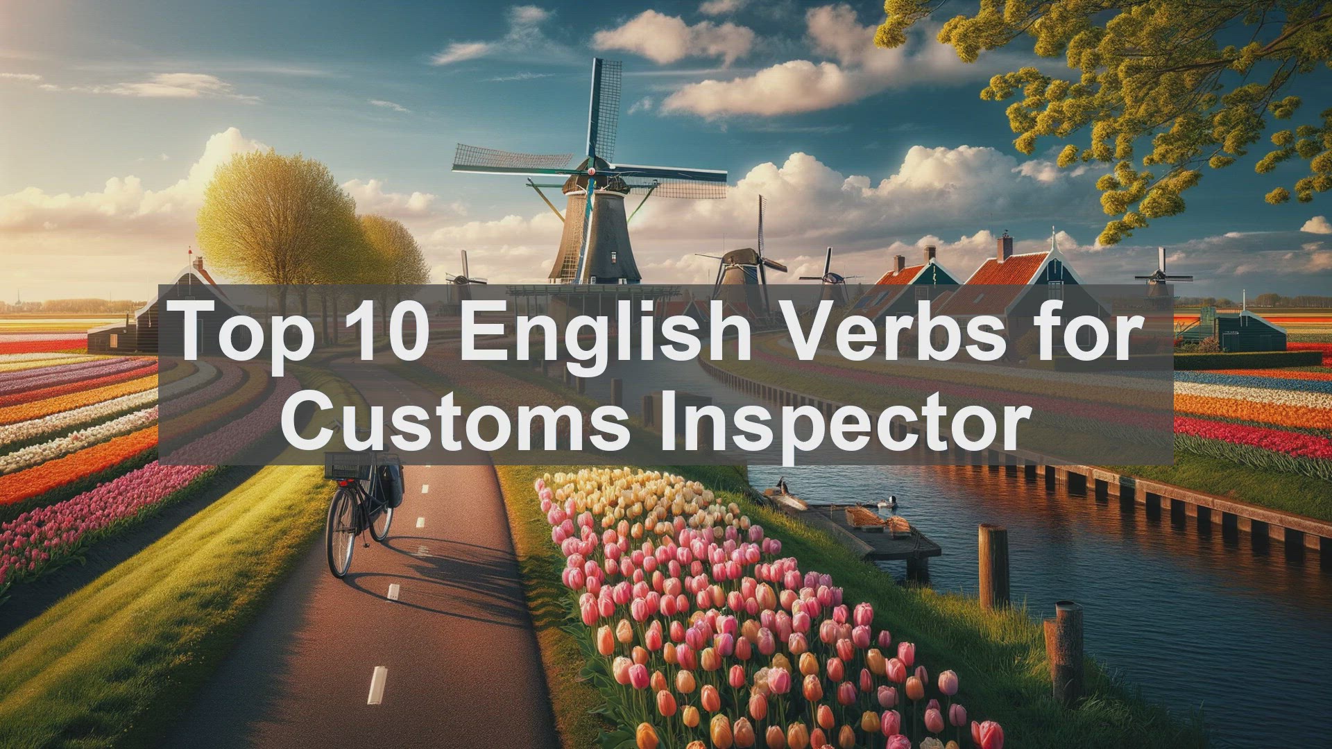 'Video thumbnail for Top 10 English Verbs for Customs Inspector'