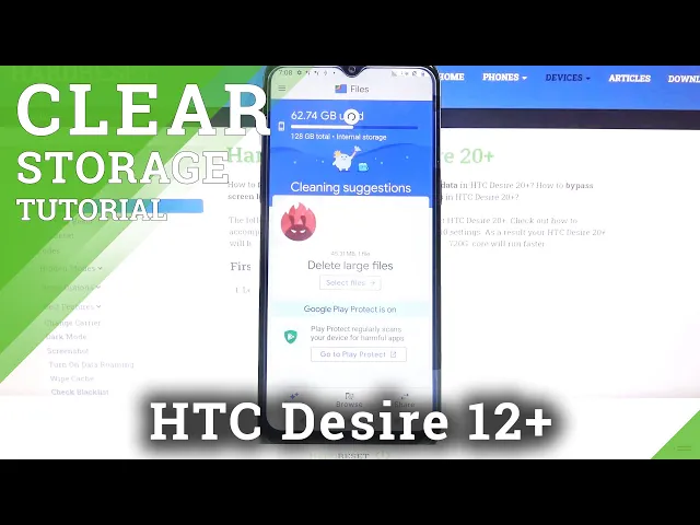 Video thumbnail for How to Clean Storage on HTC Desire 20+ - Speed Up HTC Device