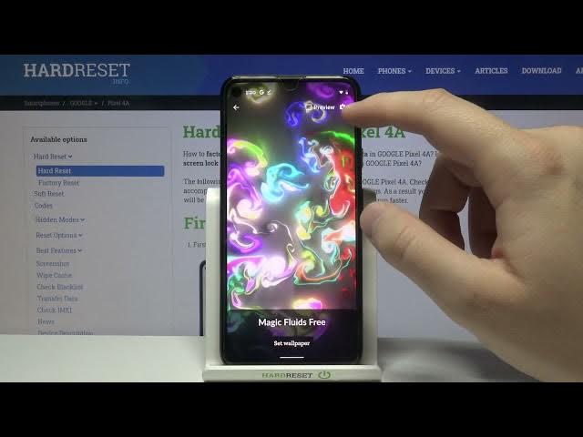 Video thumbnail for How to Get Live Wallpaper in Google Pixel 4A – Magic Fluids Wallpaper