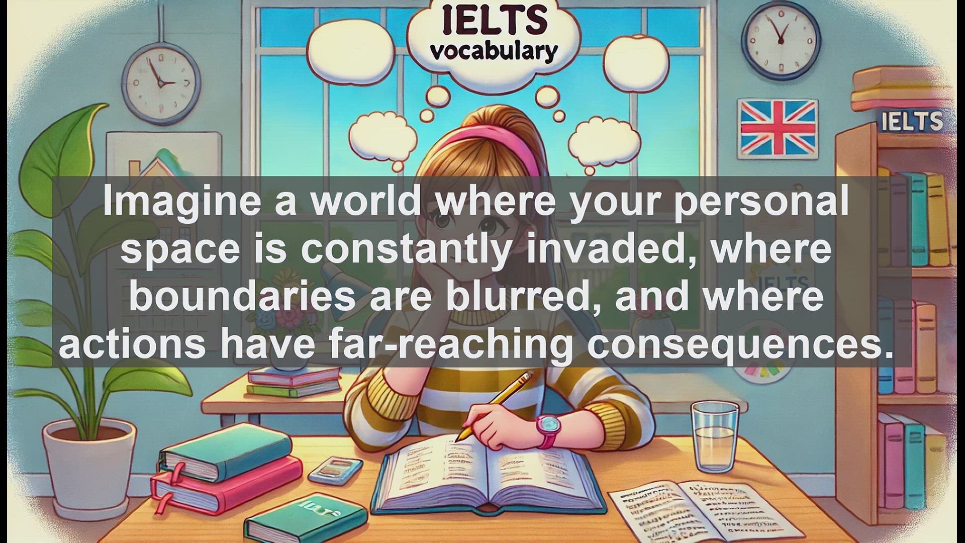 'Video thumbnail for 2000 Must Know IELTS 9.0 Vocabulary - Understanding 'Impinge': A Key Word for IELTS Success'
