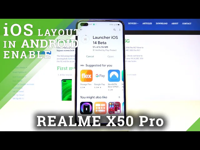 Video thumbnail for How to Download and Install Apple Layout in Realme X50 Pro – Set Up iOS Launcher