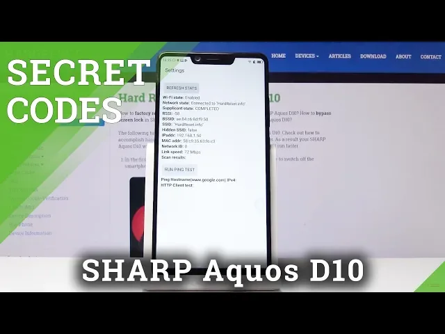 Video thumbnail for Secret Codes in SHARP Aquos D10 - Service Mode / Test Menu