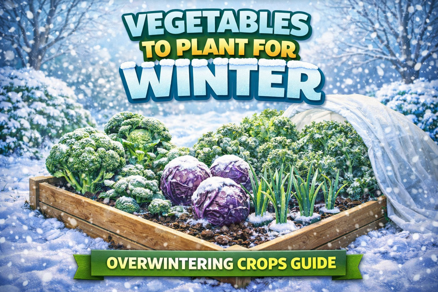 Video thumbnail for Vegetables to Plant for Winter | Overwintering Crops Guide