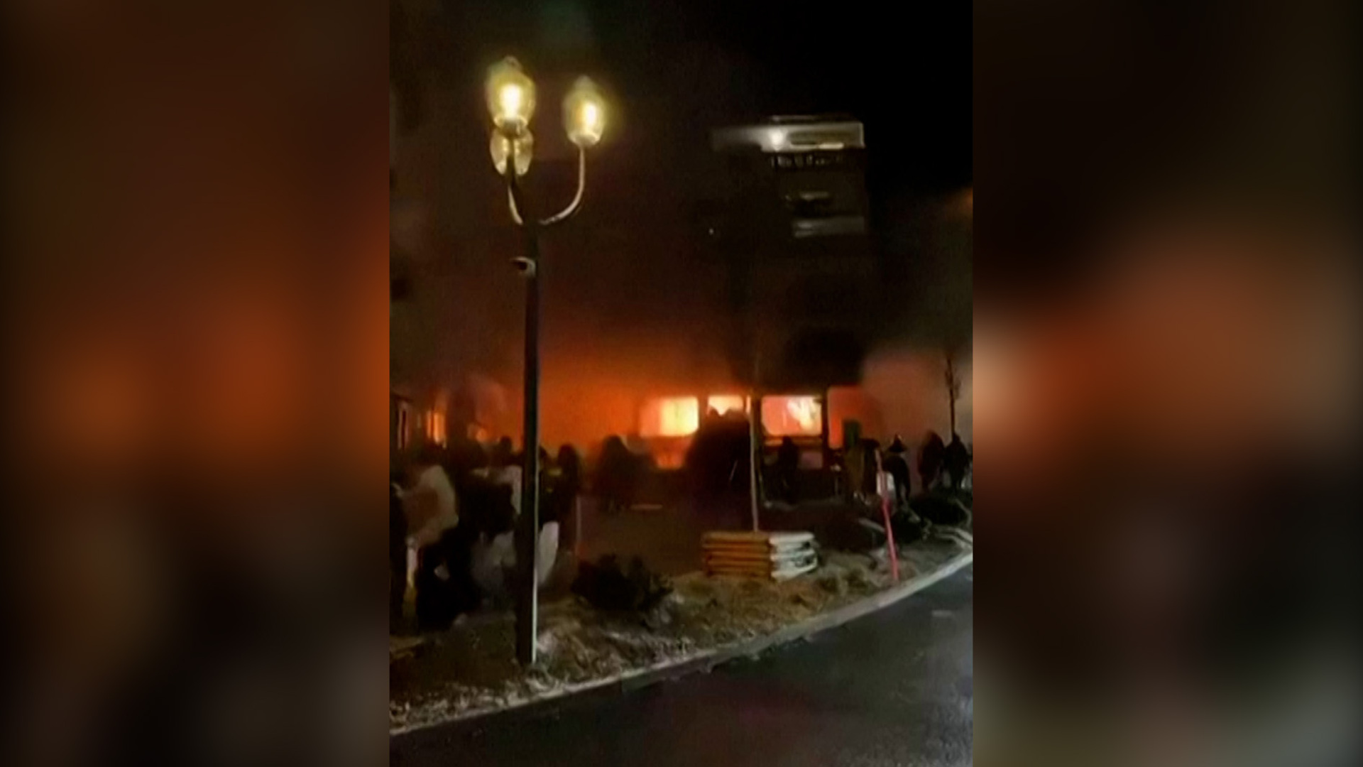 Video thumbnail for At least 10 killed in an explosion at Swiss ski resort town