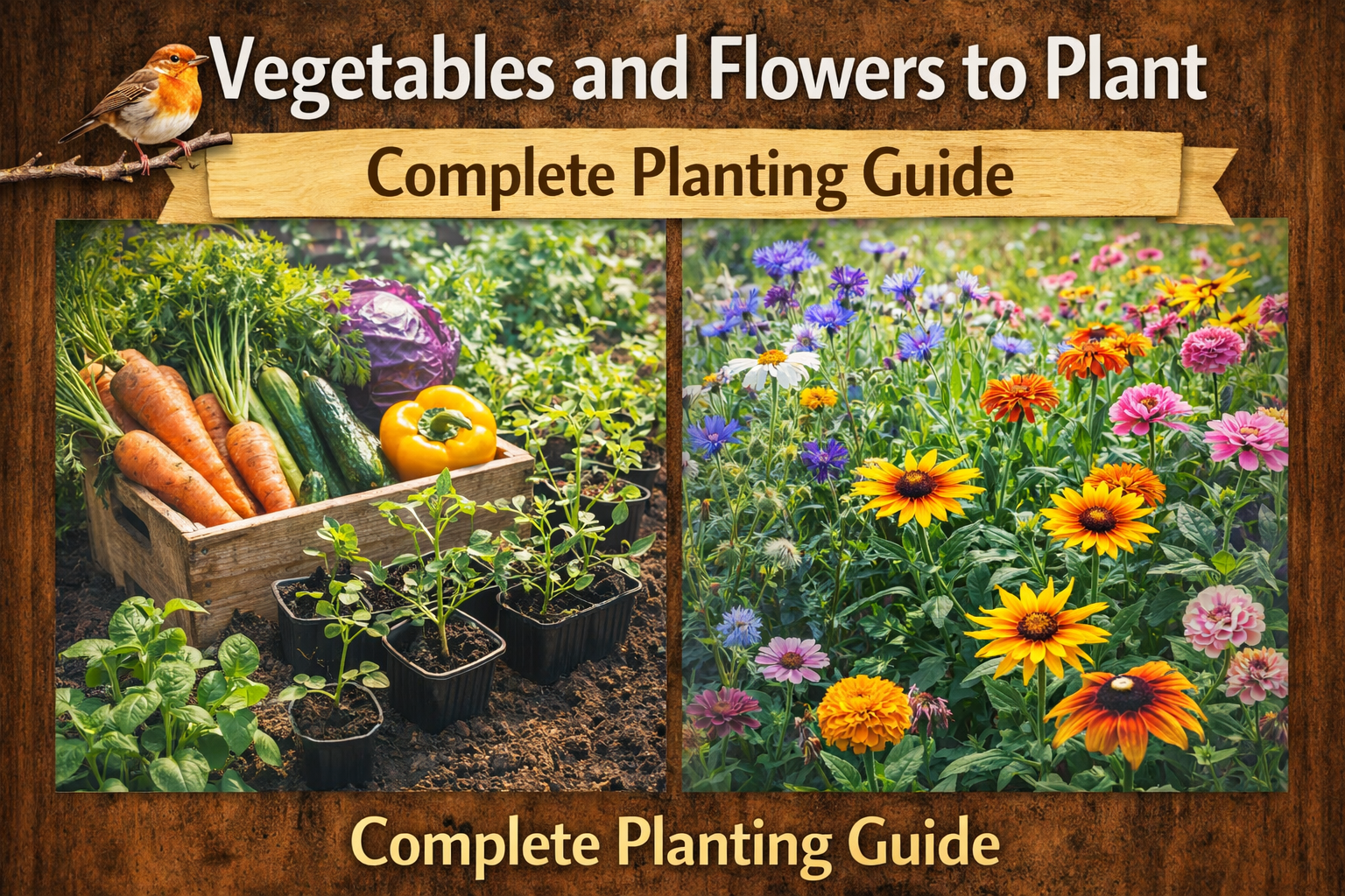 Video thumbnail for Vegetables and Flowers to Plant | Complete Planting Guide