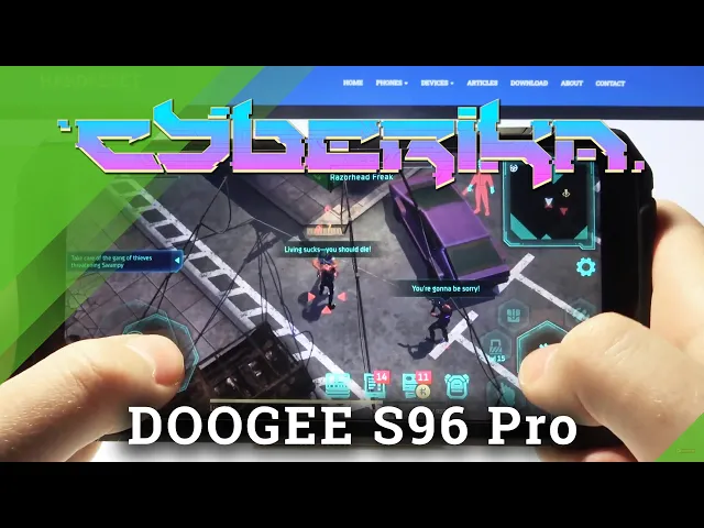 Video thumbnail for DOOGEE S96 Pro - Example Cyberika  Gameplay | Check Settings & Gaming Possibilities