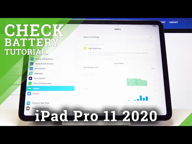 Video thumbnail for How to Enable Battery Percentage in iPad Pro 11 2020 – Show Battery Level