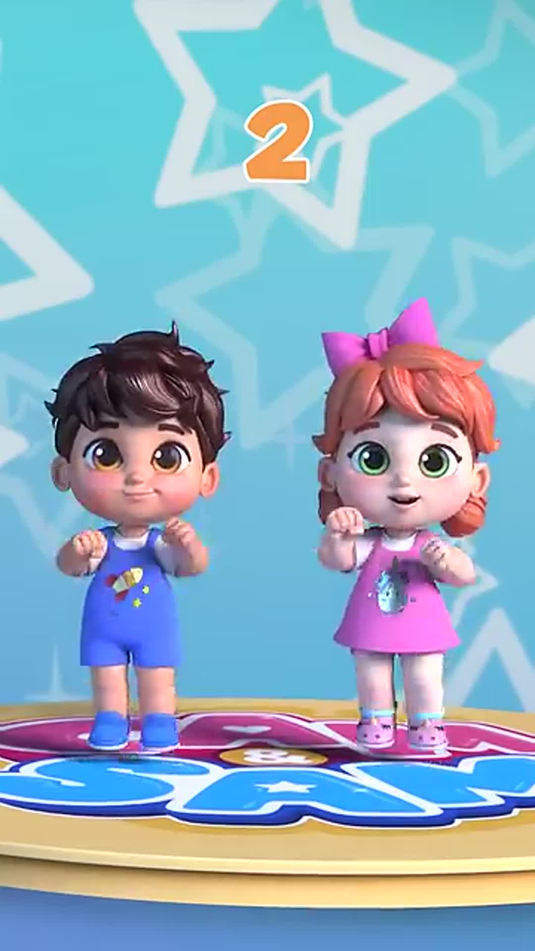 Video thumbnail for 5 Animals DANCE  Cam & Sam #Shorts #YouTubeKids #