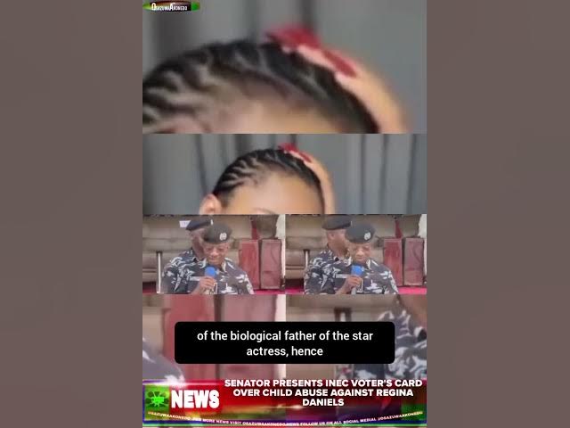 Video thumbnail for Senator Presents INEC Voter's Card Over Child Abuse Against Regina Daniels
