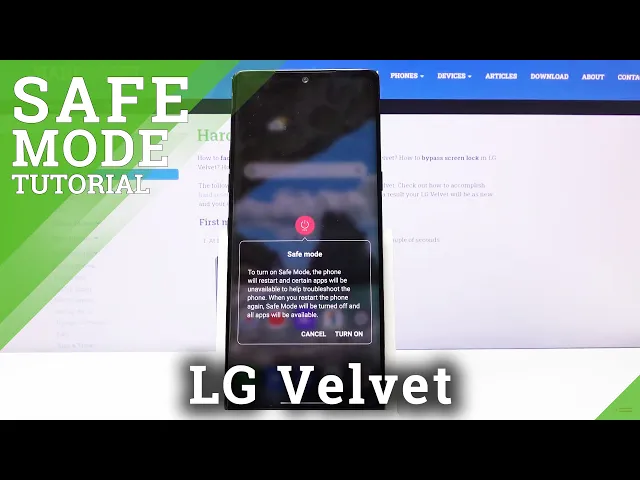 Video thumbnail for How to Enter Safe Mode in LG Velvet – Turn Off Third-Party Apps