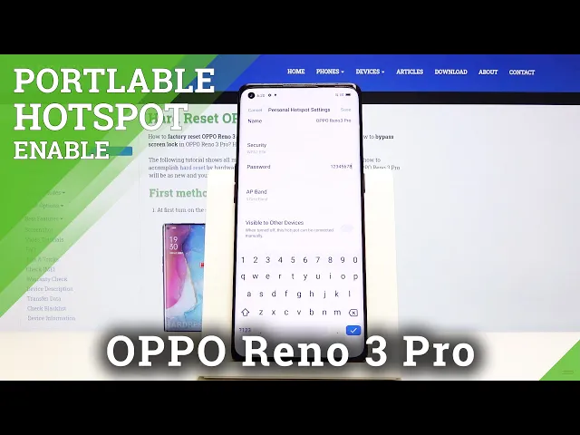 Video thumbnail for How to Activate Portable Hotspot in OPPO Reno 3 Pro – Network Access Point