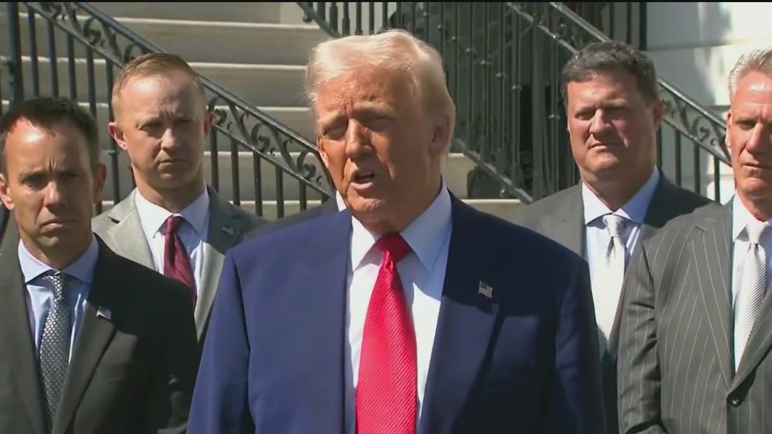 Video thumbnail for Trump pauses most new tariffs, stock market soars