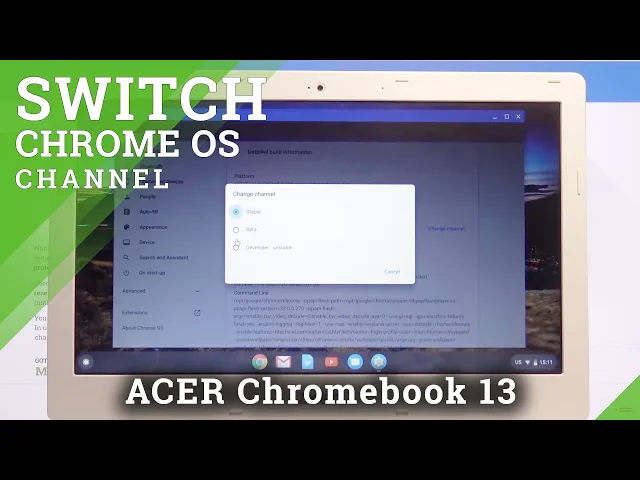 Video thumbnail for How to Change ACER Chromebook 13 Mode – Switch Chrome OS Channel