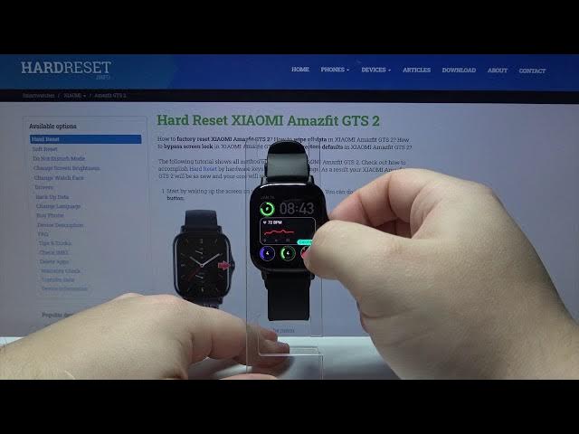 Video thumbnail for How to Change Watch Face in XIAOMI Amazfit GTS 2 – Display Customization